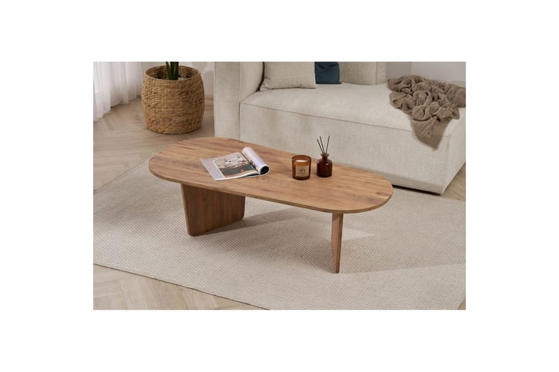 Omari Sohvapöytä 130 cm - Ruskea - Huonekalut - Pöytä & ruokailuryhmä - Sohvapöytä