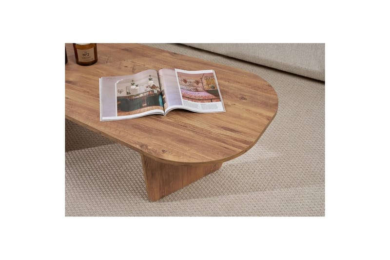 Omari Sohvapöytä 130 cm - Ruskea - Huonekalut - Pöytä & ruokailuryhmä - Sohvapöytä