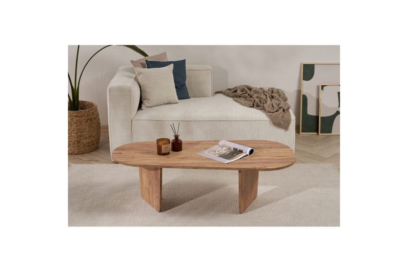 Omari Sohvapöytä 130 cm - Ruskea - Huonekalut - Pöytä & ruokailuryhmä - Sohvapöytä