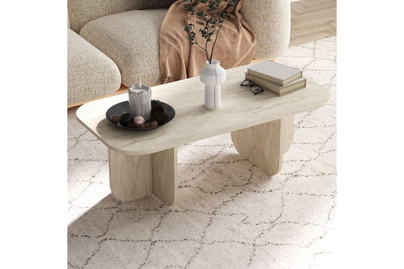 Orin Sohvapöytä 120 cm - Beige - Huonekalut - Pöytä & ruokailuryhmä - Sohvapöytä