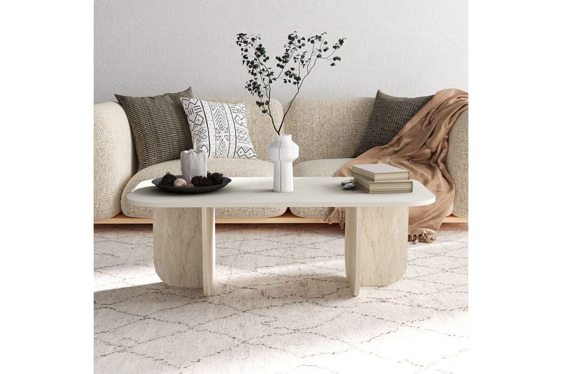 Orin Sohvapöytä 120 cm - Beige - Huonekalut - Pöytä & ruokailuryhmä - Sohvapöytä