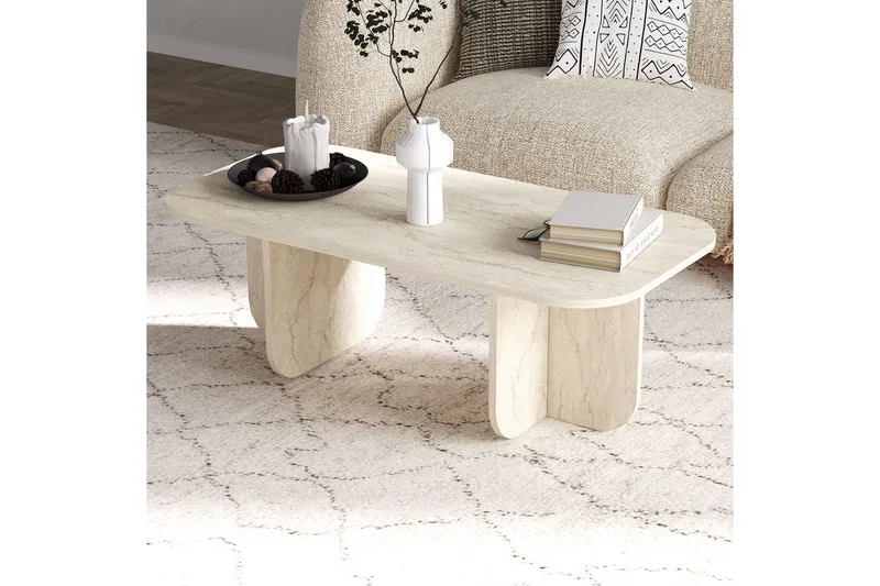 Orin Sohvapöytä 120 cm - Beige - Huonekalut - Pöytä & ruokailuryhmä - Sohvapöytä