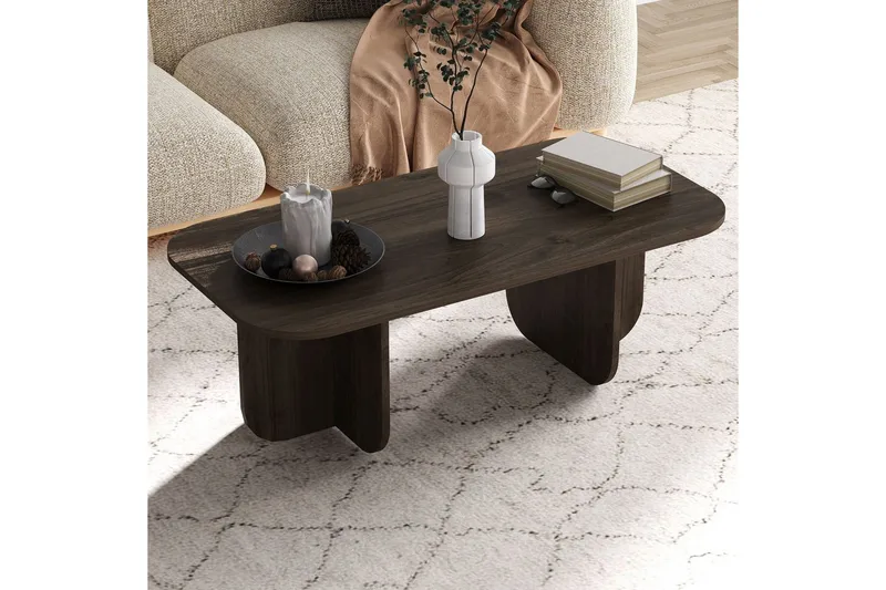 Orin Sohvapöytä 120 cm - Tummaksi värjätty puu - Huonekalut - Pöytä & ruokailuryhmä - Sohvapöytä