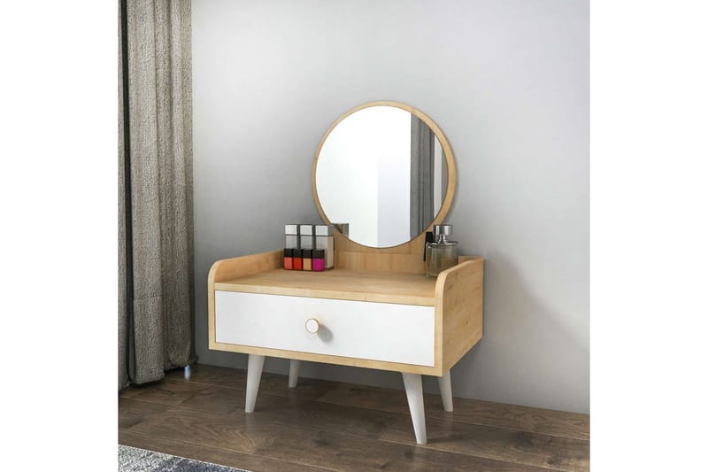 Orlinor Kampauspöytä 60 cm - Valkoinen/Sininen - Huonekalut - Pöytä & ruokailuryhmä - Meikki- & kampauspöydät