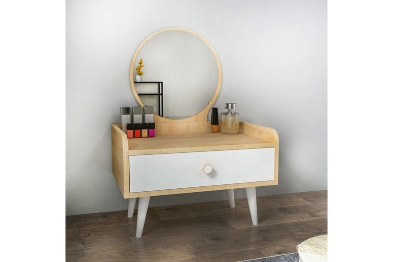 Orlinor Kampauspöytä 60 cm - Valkoinen/Sininen - Huonekalut - Pöytä & ruokailuryhmä - Meikki- & kampauspöydät