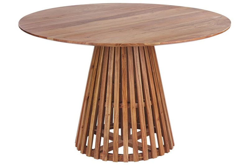 Ortelle Ruokapöytä 120 cm Pyöreä, Tumman Ruskea