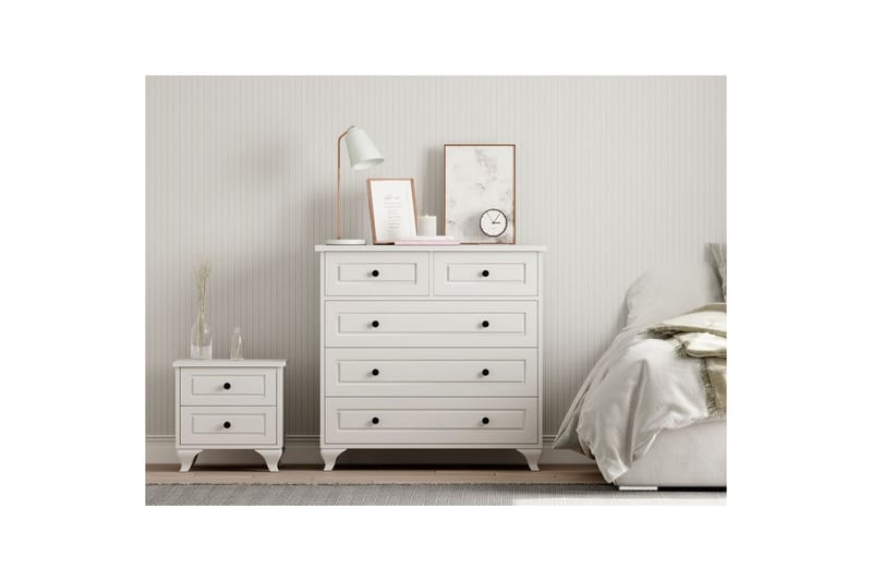 Orval Kampauspöytä 90 cm - Matta Valkoinen - Huonekalut - Pöytä & ruokailuryhmä - Meikki- & kampauspöydät