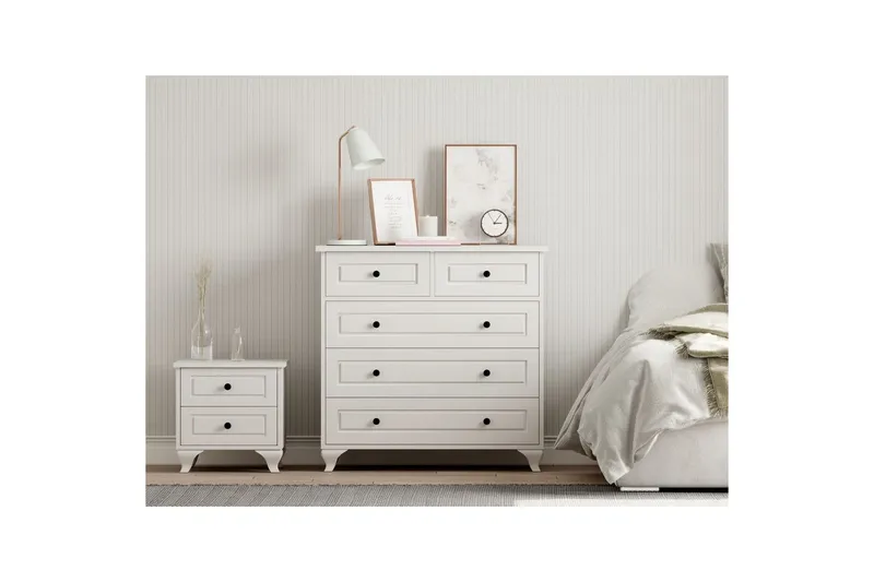 Orval Kampauspöytä 90 cm - Matta Valkoinen - Säilytys - Säilytyskalusteet - Lipasto