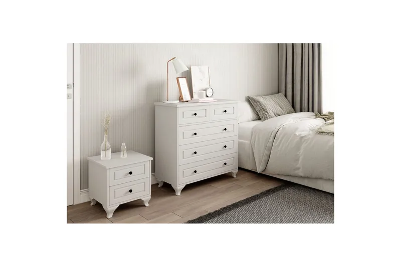 Orval Kampauspöytä 90 cm - Matta Valkoinen - Säilytys - Säilytyskalusteet - Lipasto