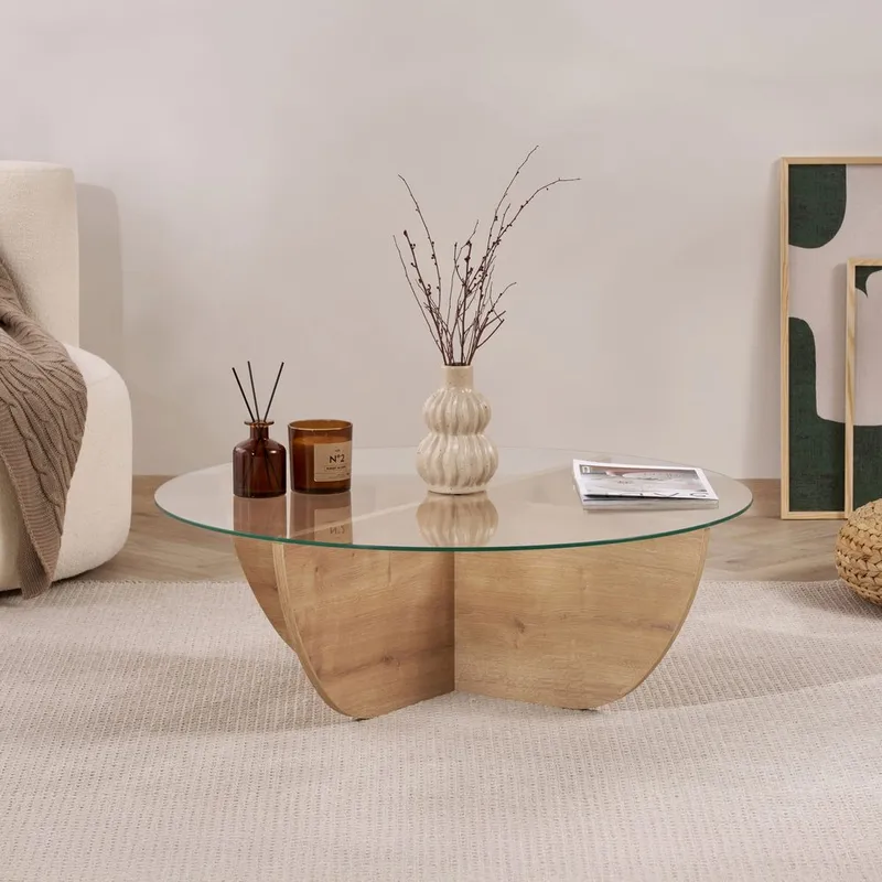 Orwin Sohvapöytä 90 cm - Luonnonväri - Huonekalut - Pöytä & ruokailuryhmä - Sohvapöytä