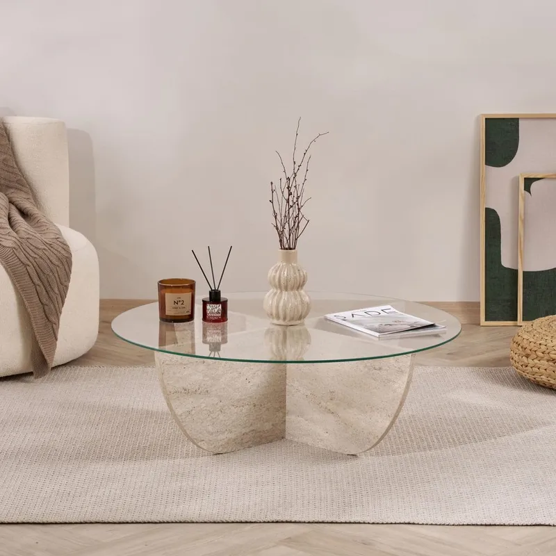 Orwin Sohvapöytä 90 cm - Luonnonväri - Huonekalut - Pöytä & ruokailuryhmä - Sohvapöytä