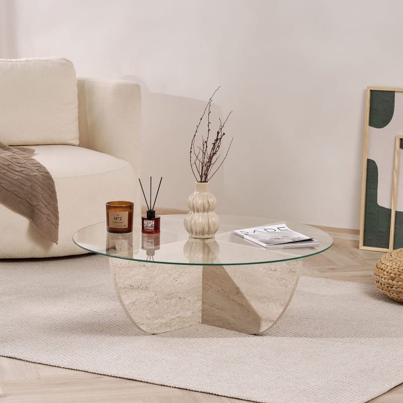 Orwin Sohvapöytä 90 cm - Luonnonväri - Huonekalut - Pöytä & ruokailuryhmä - Sohvapöytä