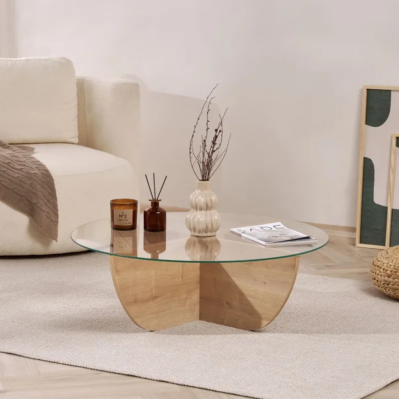 Orwin Sohvapöytä 90 cm - Luonnonväri - Huonekalut - Pöytä & ruokailuryhmä - Sohvapöytä