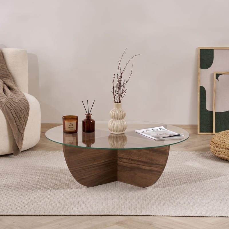 Orwin Sohvapöytä 90 cm - Tummanruskea - Huonekalut - Pöytä & ruokailuryhmä - Sohvapöytä