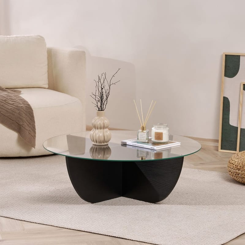 Orwin Sohvapöytä 90 cm - Tummanruskea - Huonekalut - Pöytä & ruokailuryhmä - Sohvapöytä