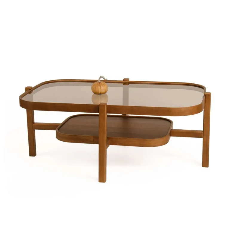 Ostrin Sohvapöytä 110 cm, Tummanruskea