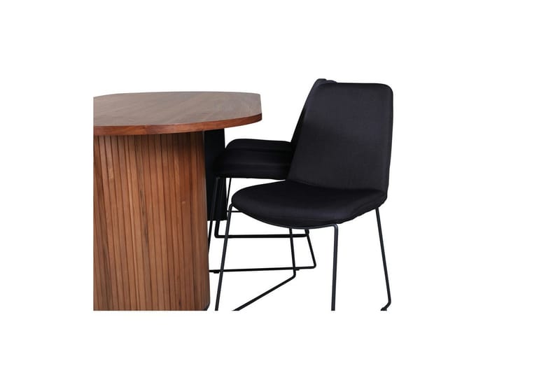 Ovaali ruokailuryhmä Bianca, Muce - 200x90x75 - Huonekalut - Pöytä & ruokailuryhmä - Ruokailuryhmä