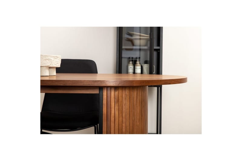 Ovaali ruokailuryhmä Bianca, Muce - 200x90x75 - Huonekalut - Pöytä & ruokailuryhmä - Ruokailuryhmä