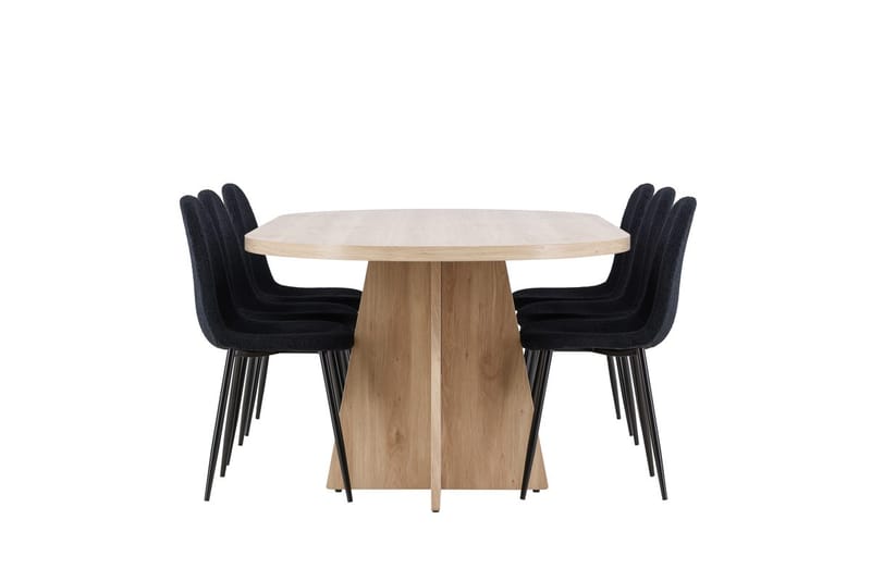 Oval Dining Set Venture Home - Huonekalut - Pöytä & ruokailuryhmä - Ruokailuryhmä