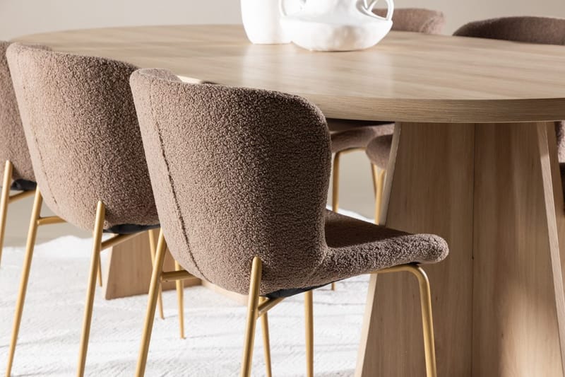 Oval Dining Set Venture Home - Huonekalut - Pöytä & ruokailuryhmä - Ruokailuryhmä