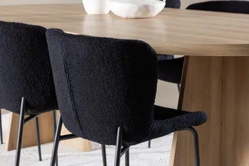 Oval Dining Set Venture Home - Huonekalut - Pöytä & ruokailuryhmä - Ruokailuryhmä
