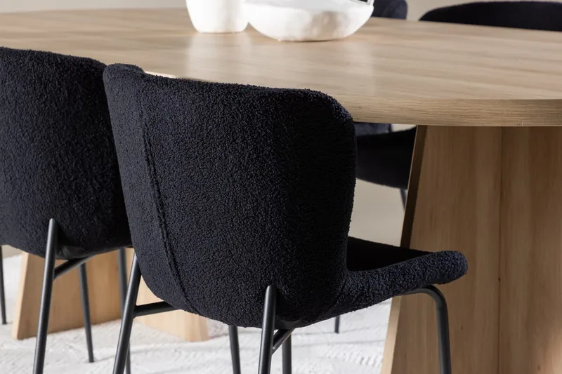 Oval Dining Set Venture Home - Huonekalut - Pöytä & ruokailuryhmä - Ruokailuryhmä