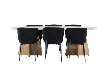 Oval Dining Set Venture Home - Huonekalut - Pöytä & ruokailuryhmä - Ruokailuryhmä