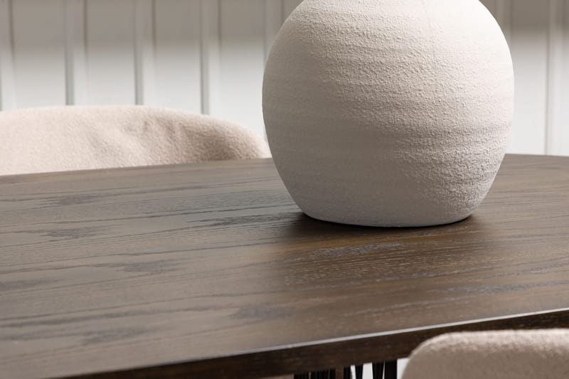 Oval matgrupp Venture Home Beige Mocka 4st - Huonekalut - Pöytä & ruokailuryhmä - Ruokailuryhmä