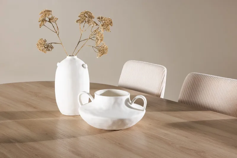 Oval matgrupp Venture Home Beige Natur 6st - Huonekalut - Pöytä & ruokailuryhmä - Ruokailuryhmä