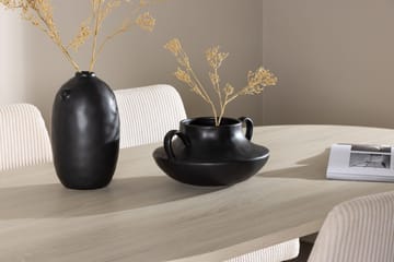 Oval matgrupp Venture Home Beige Vitputsad 4st - Huonekalut - Pöytä & ruokailuryhmä - Ruokailuryhmä