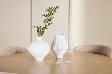 Oval matgrupp Venture Home Beige Vitputsad 4st - Huonekalut - Pöytä & ruokailuryhmä - Ruokailuryhmä