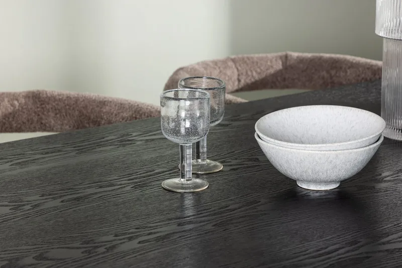 Oval matgrupp Venture Home Brun Svart 4st - Huonekalut - Pöytä & ruokailuryhmä - Ruokailuryhmä