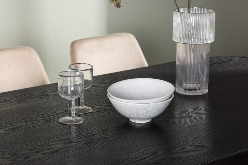 Oval matgrupp Venture Home Brun Svart 4st - Huonekalut - Pöytä & ruokailuryhmä - Ruokailuryhmä