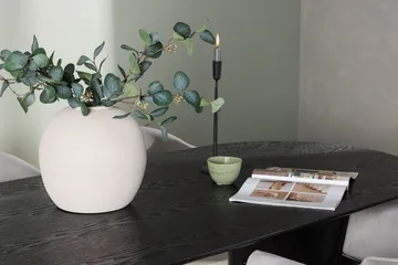 Oval matgrupp Venture Home Grå Svart 4st - Huonekalut - Pöytä & ruokailuryhmä - Ruokailuryhmä