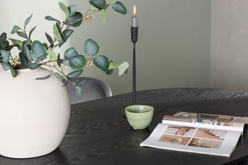 Oval matgrupp Venture Home Grå Svart 4st - Huonekalut - Pöytä & ruokailuryhmä - Ruokailuryhmä