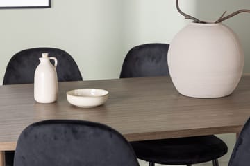 Oval matgrupp Venture Home Mörkt trä - Huonekalut - Pöytä & ruokailuryhmä - Ruokailuryhmä