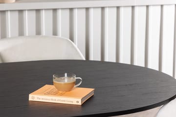 Oval matgrupp Venture Home Offwhite Svart 6st - Huonekalut - Pöytä & ruokailuryhmä - Ruokailuryhmä