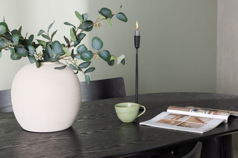Oval matgrupp Venture Home Svart Svart 4st - Huonekalut - Pöytä & ruokailuryhmä - Ruokailuryhmä