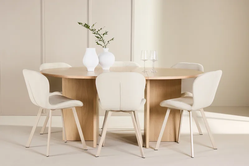 Oval matgrupp Venture Home - Huonekalut - Pöytä & ruokailuryhmä - Ruokailuryhmä