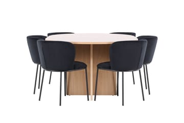 Oval matgrupp Venture Home - Huonekalut - Pöytä & ruokailuryhmä - Ruokailuryhmä