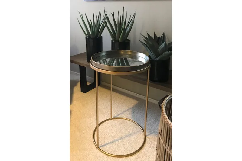 Jalusta Sohvapöytä Cabins 47 cm - Kulta - Huonekalut - Pöytä & ruokailuryhmä - Pöydän tarvikkeet - Pöydän jalusta