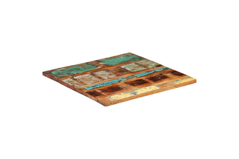 Neliönmuotoinen pöytälevy 60x60cm 25-27mm täysi kierrätyspuu - Huonekalut - Pöytä & ruokailuryhmä - Pöydän tarvikkeet - Pöytälevy