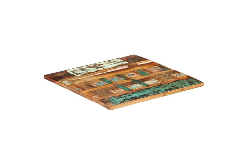 Neliönmuotoinen pöytälevy 60x60cm 25-27mm täysi kierrätyspuu - Huonekalut - Pöytä & ruokailuryhmä - Pöydän tarvikkeet - Pöytälevy
