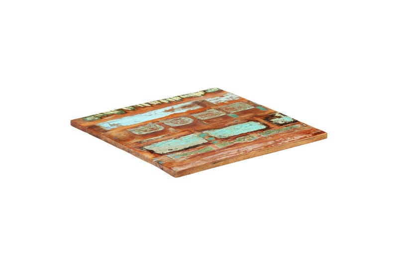 Neliönmuotoinen pöytälevy 60x60cm 25-27mm täysi kierrätyspuu - Huonekalut - Pöytä & ruokailuryhmä - Pöydän tarvikkeet - Pöytälevy