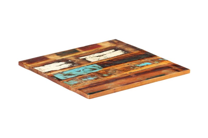 Neliönmuotoinen pöytälevy 80x80cm 25-27mm täysi kierrätyspuu - Huonekalut - Pöytä & ruokailuryhmä - Pöydän tarvikkeet - Pöytälevy