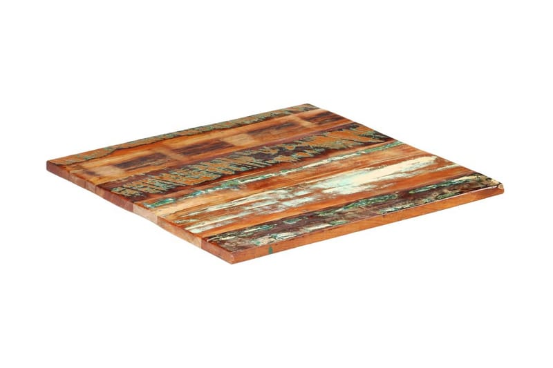 Neliönmuotoinen pöytälevy 80x80cm 25-27mm täysi kierrätyspuu - Huonekalut - Pöytä & ruokailuryhmä - Pöydän tarvikkeet - Pöytälevy