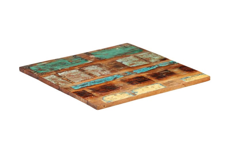 Neliönmuotoinen pöytälevy 80x80cm 25-27mm täysi kierrätyspuu - Huonekalut - Pöytä & ruokailuryhmä - Pöydän tarvikkeet - Pöytälevy