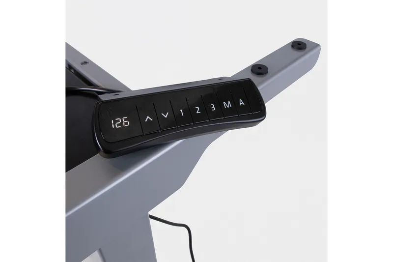 Pöydänjalka Ergo Sähkösäätöinen Hopeanharmaa - Huonekalut - Pöytä & ruokailuryhmä - Pöydän tarvikkeet - Pöydänjalat & tarvikkeet