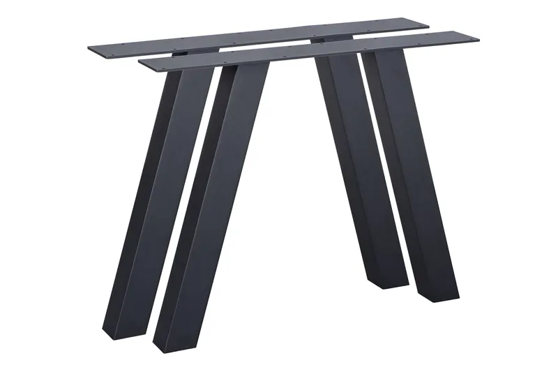 Pöydänjalka Tuor 2-pak - Musta - Huonekalut - Pöytä & ruokailuryhmä - Pöydän tarvikkeet - Pöydänjalat & tarvikkeet