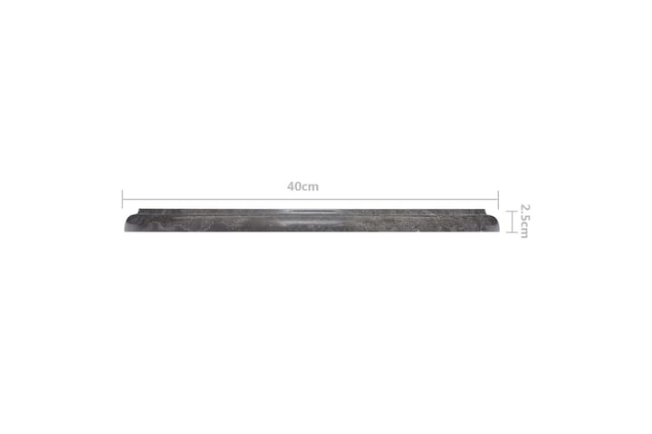 Pöytälevy 40x2,5 cm Marmori - Musta - Pöytälevy - Pöydänjalat & tarvikkeet